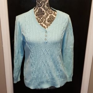 Light Teal blue sweater - 355
